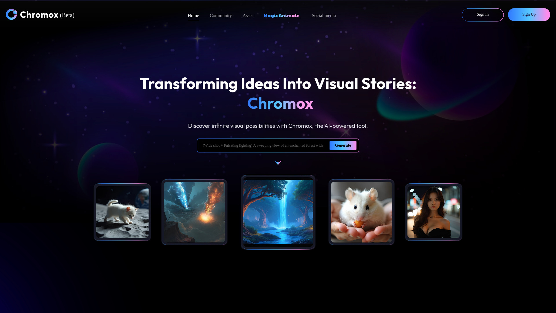 Chromox screenshot
