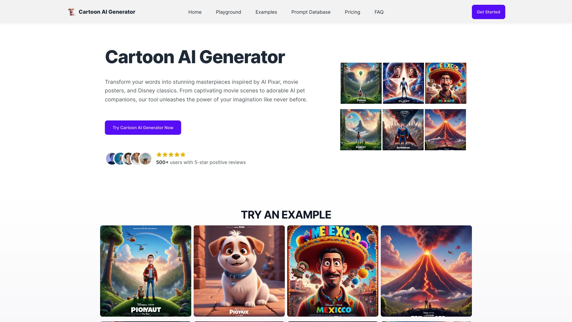 Cartoon AI Generator screenshot