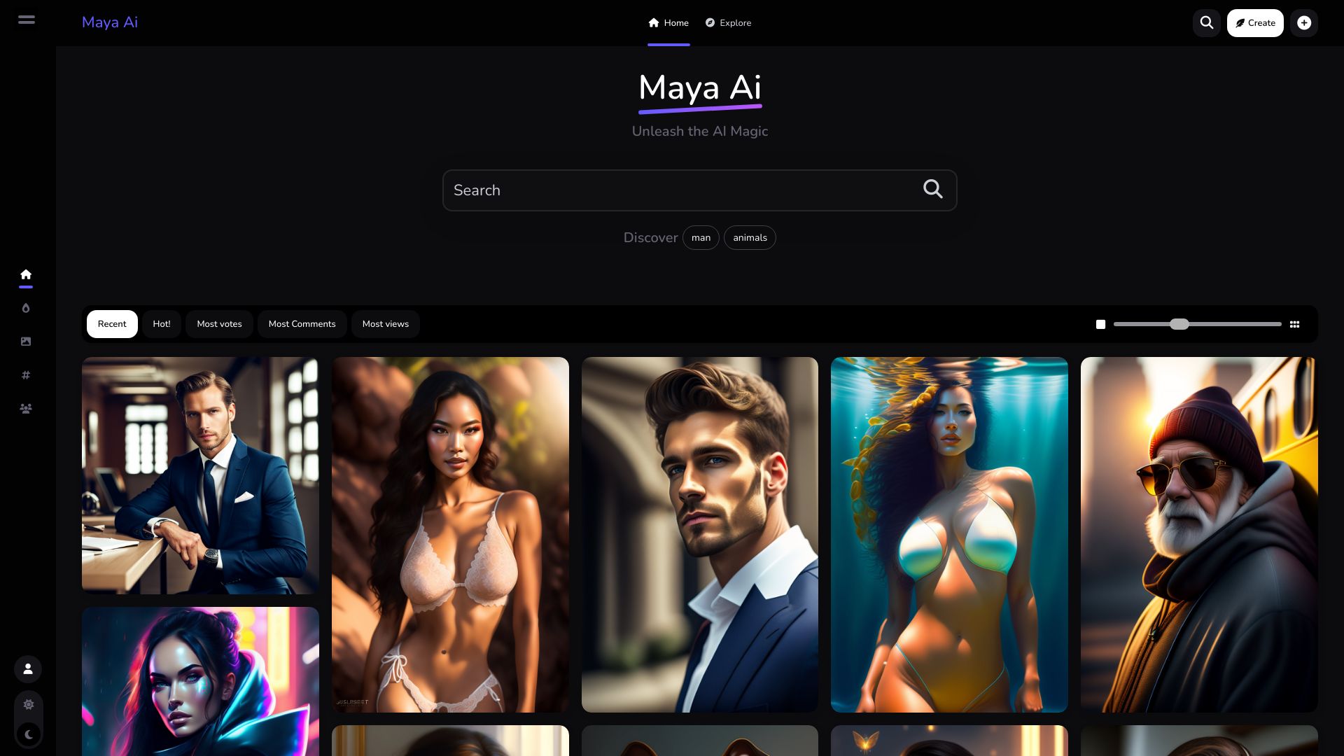 Maya AI screenshot