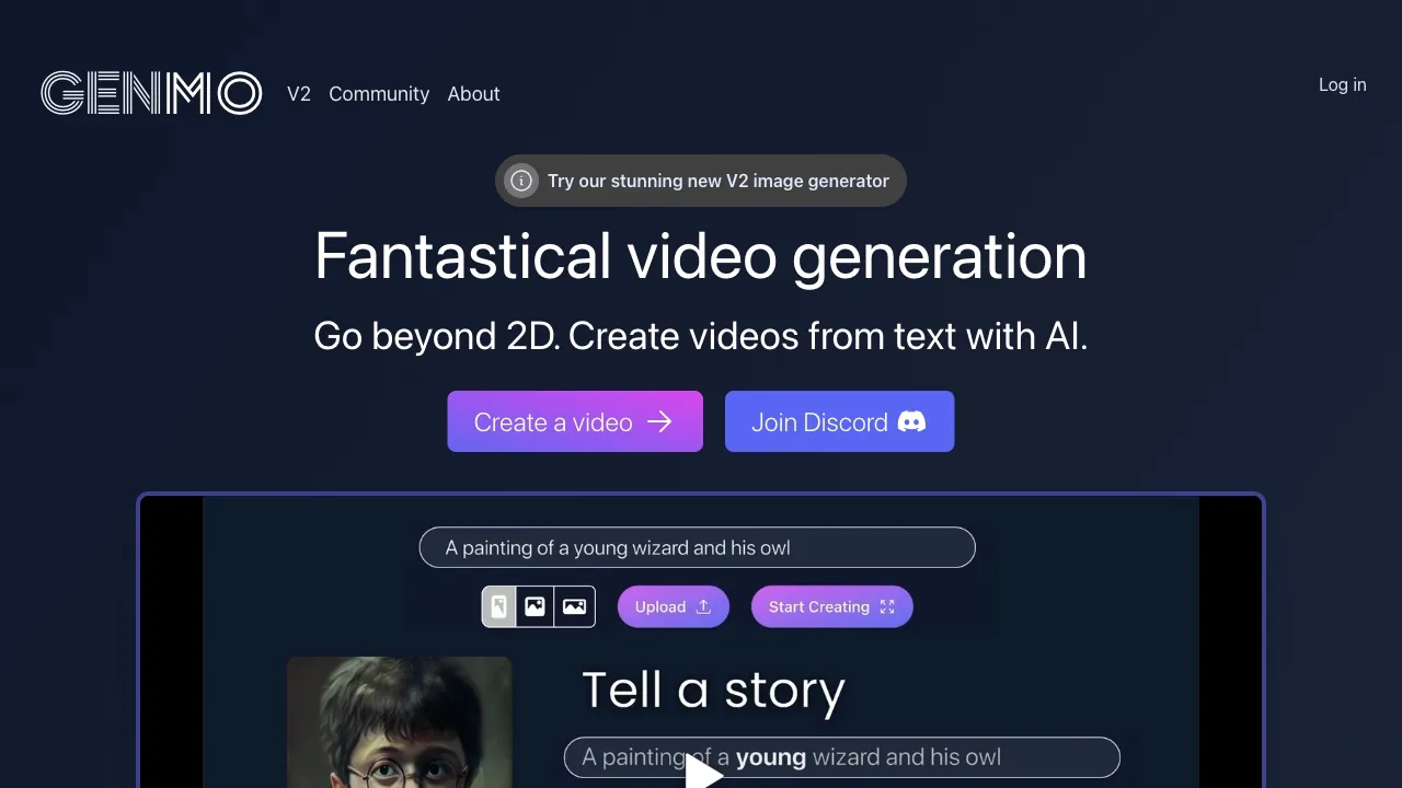 Genmo screenshot