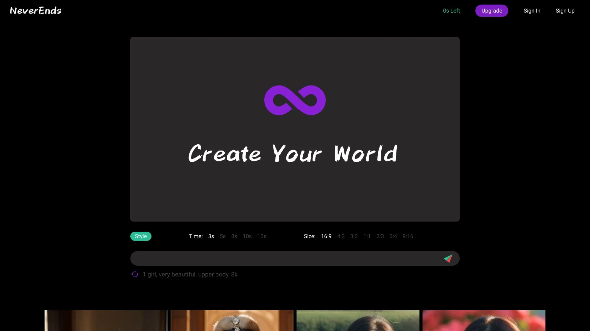 Text2Video screenshot