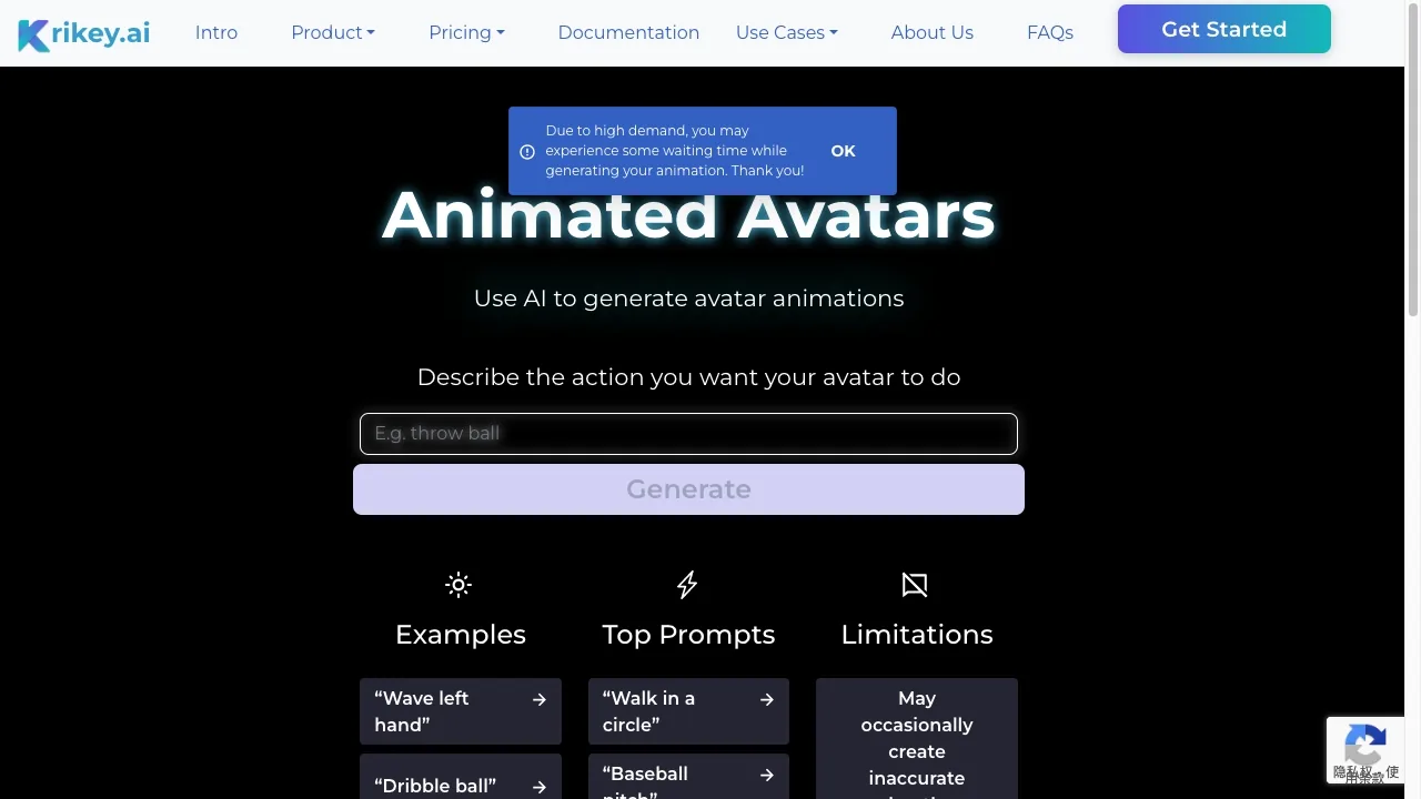 Krikey AI动画制作器 screenshot