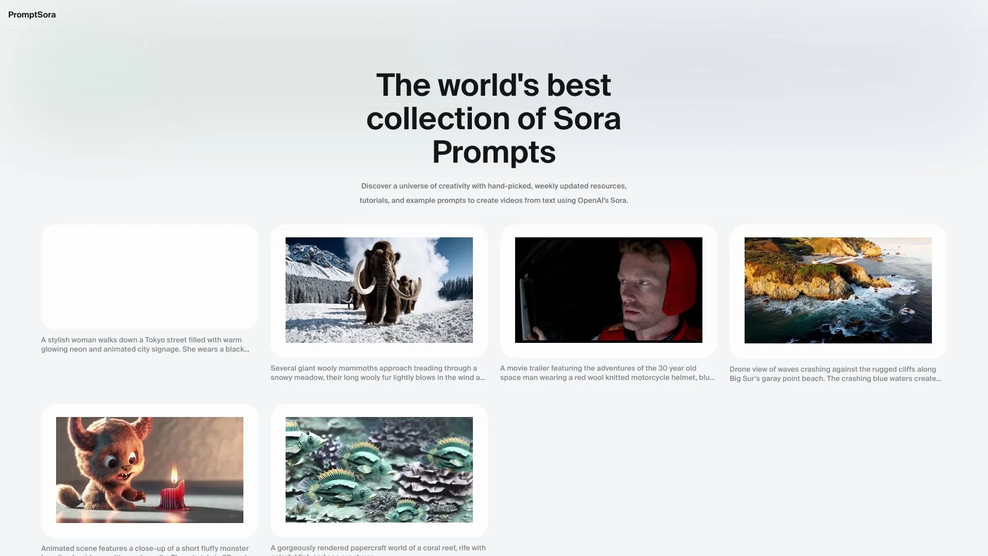 PromptSora screenshot