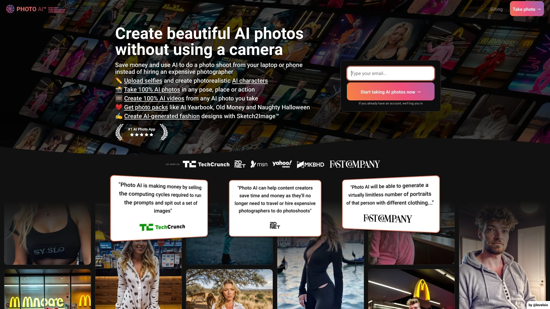 AI Photo Generator | Photo AI screenshot