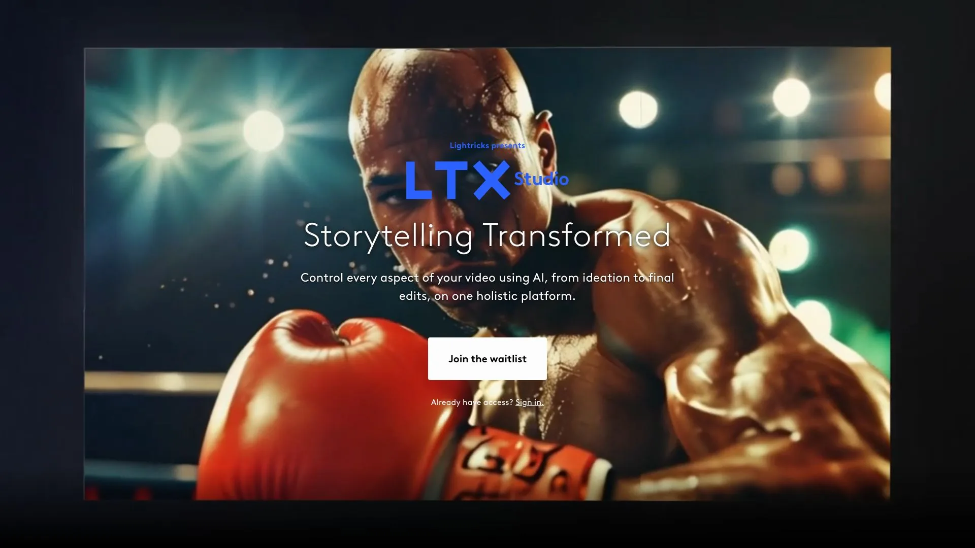 LTX Studio screenshot