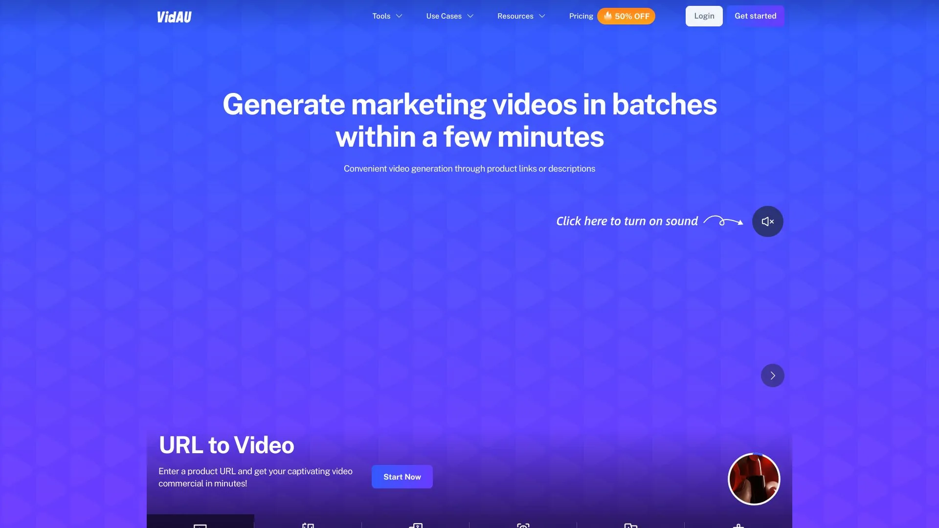 VidAU screenshot