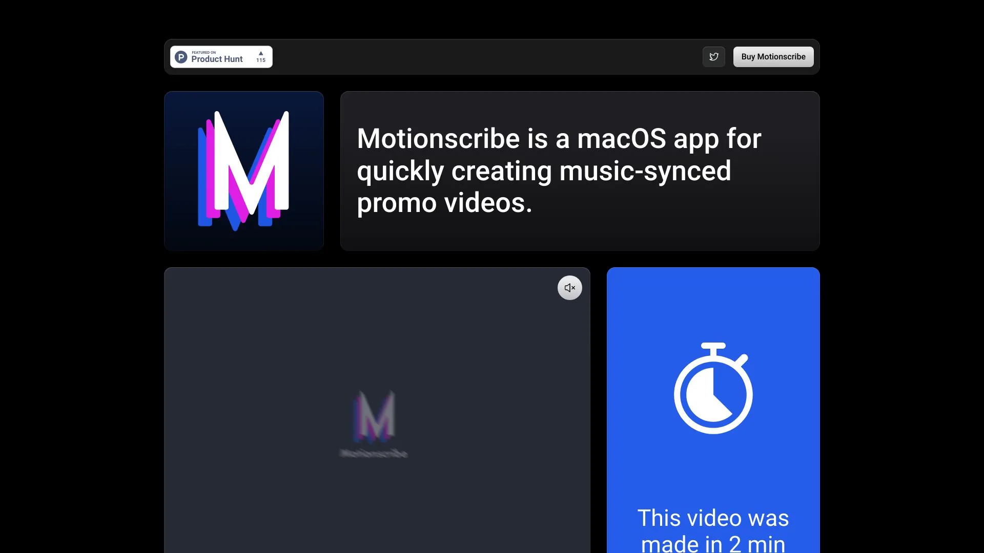 Motionscribe screenshot