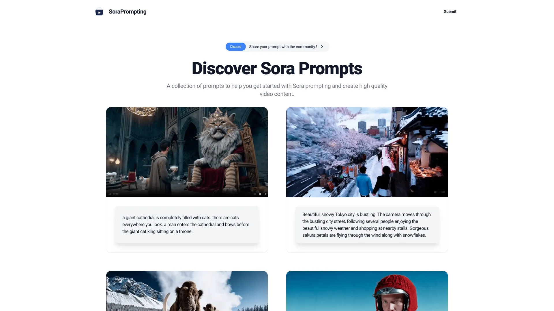 Sora AI Prompting screenshot