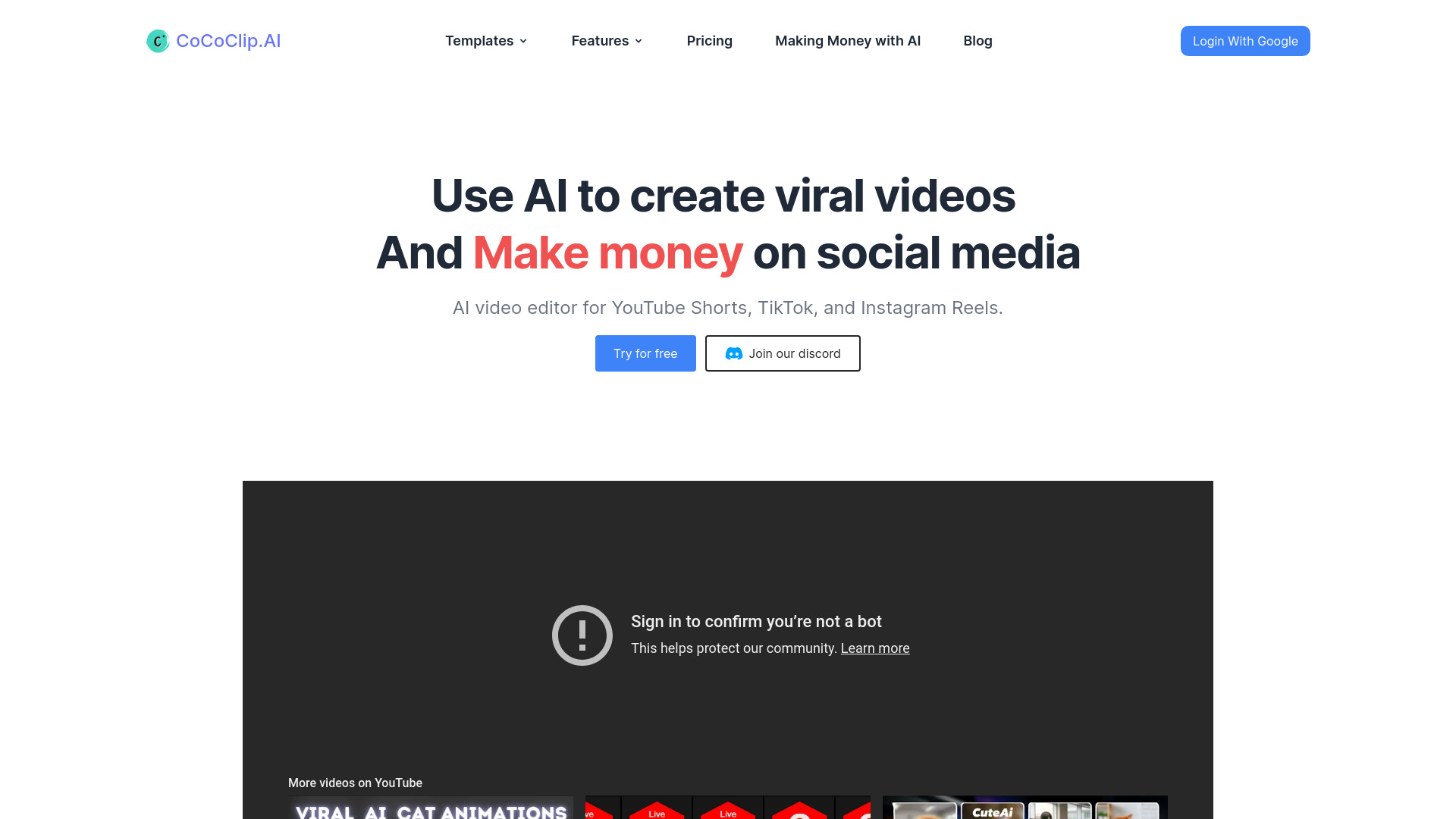 CoCoClip.AI screenshot