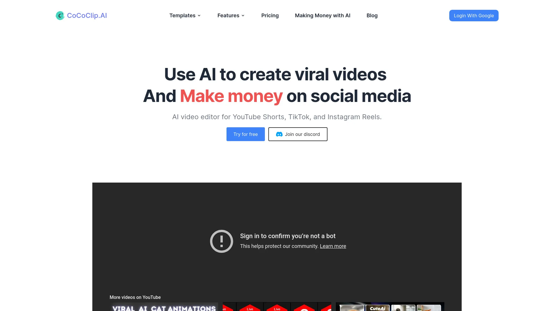 CoCoClip.AI screenshot