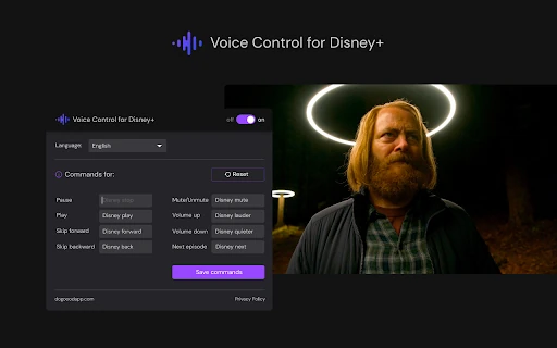 Voice Control for Disney+ screenshot