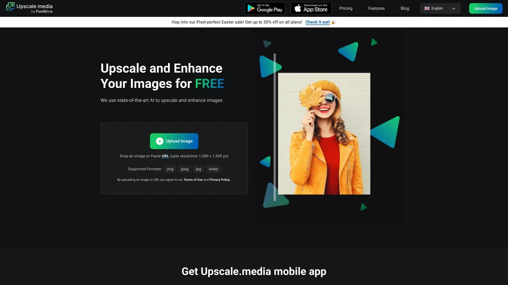 Upscale Media screenshot