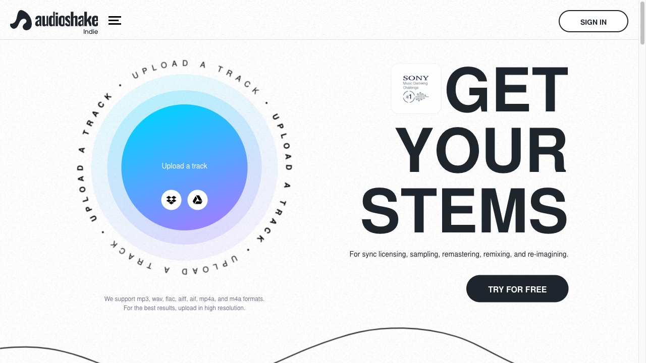 Stem Distribution screenshot