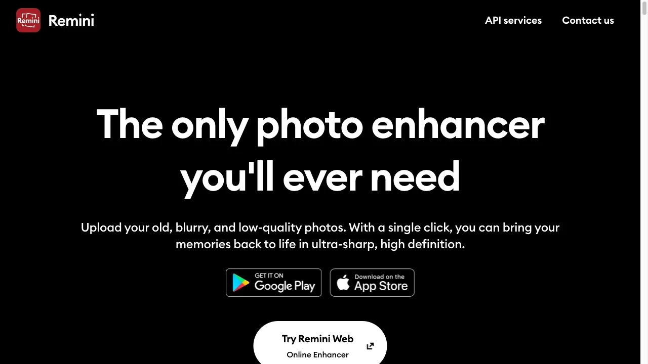 Remini - AI照片增强 screenshot