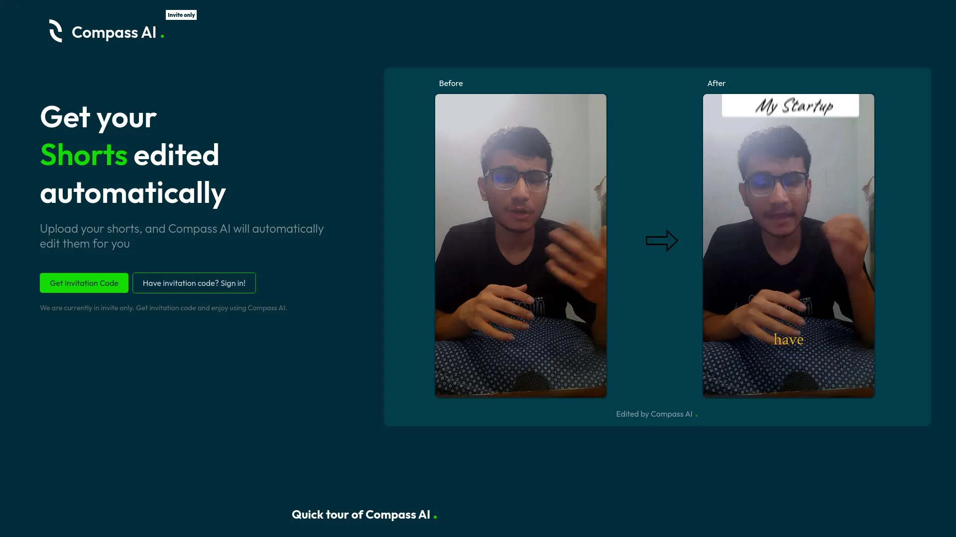 Compass AI screenshot