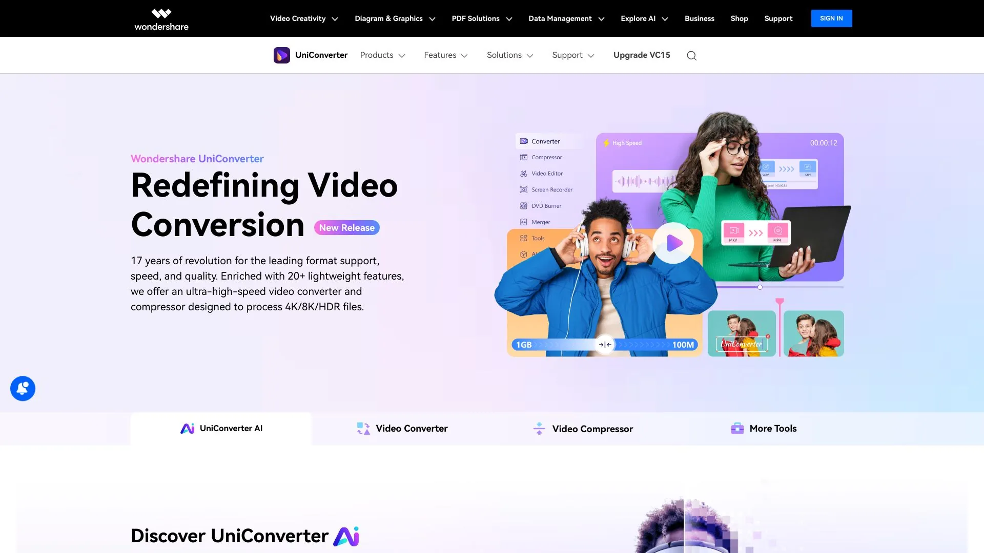 Wondershare UniConverter screenshot