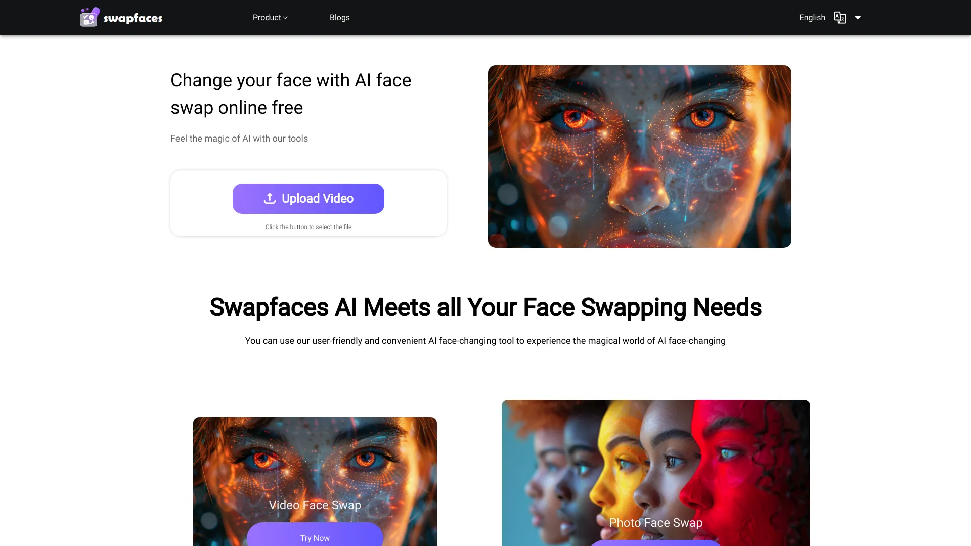 Swapfaces screenshot