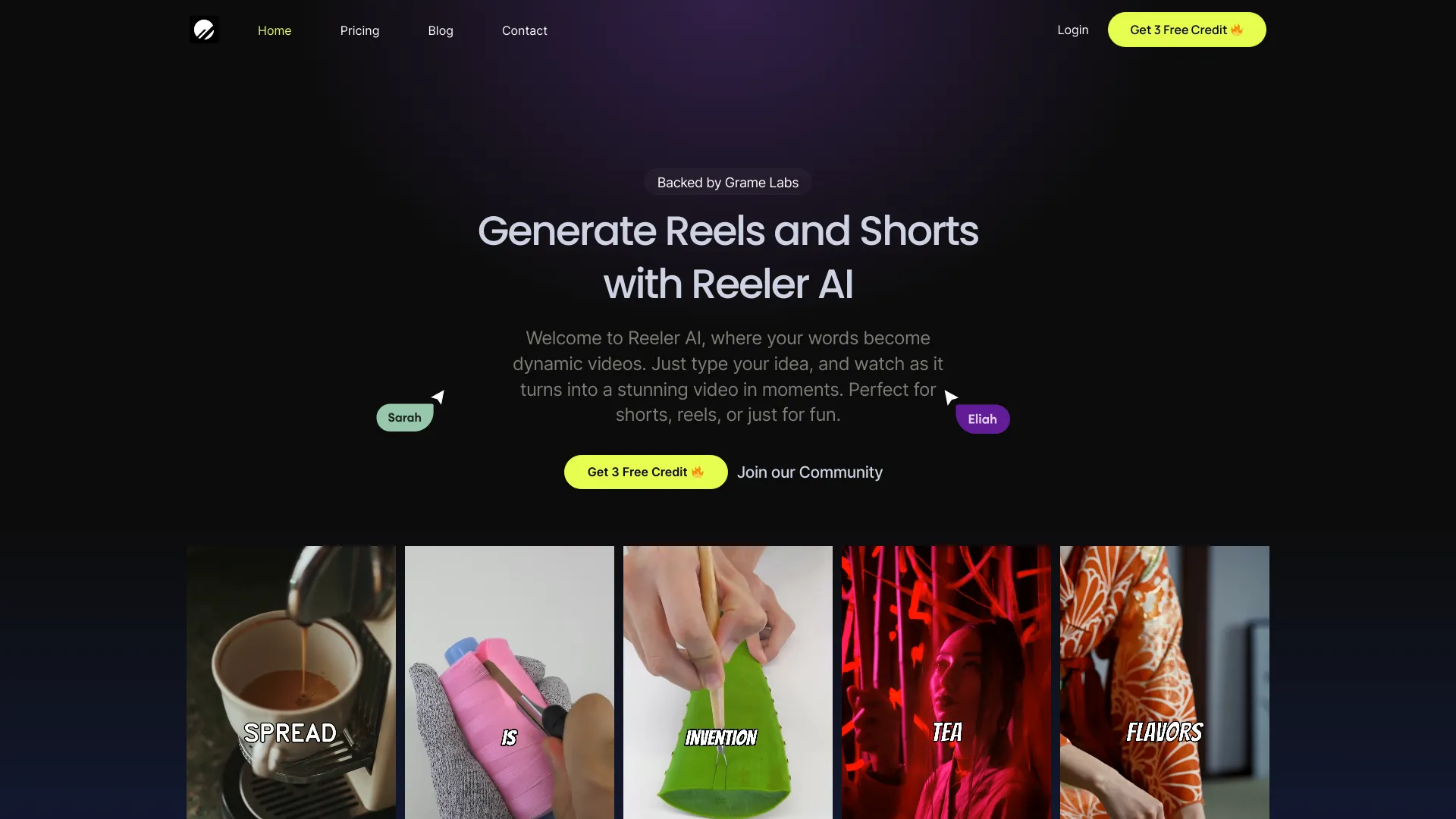 Reeler AI screenshot