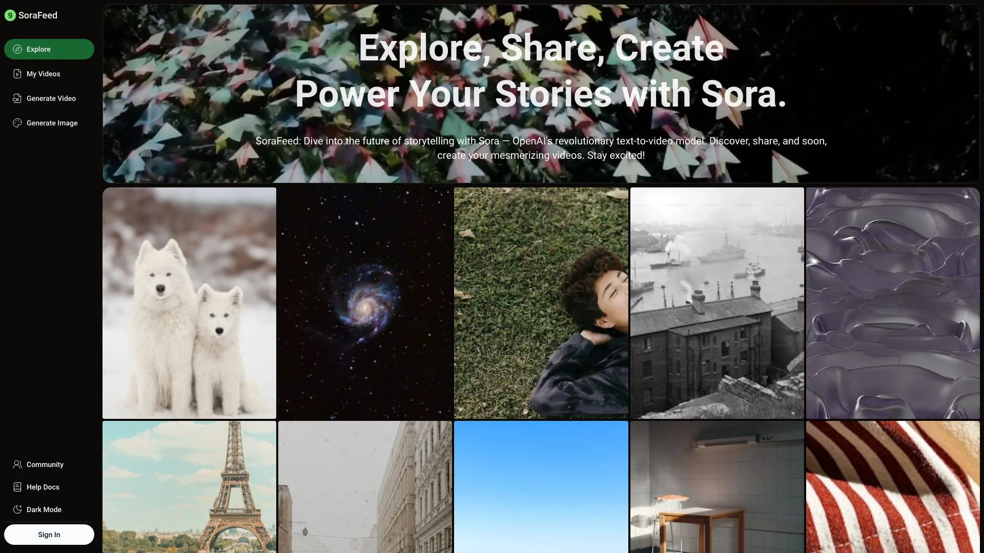 SoraFeed screenshot