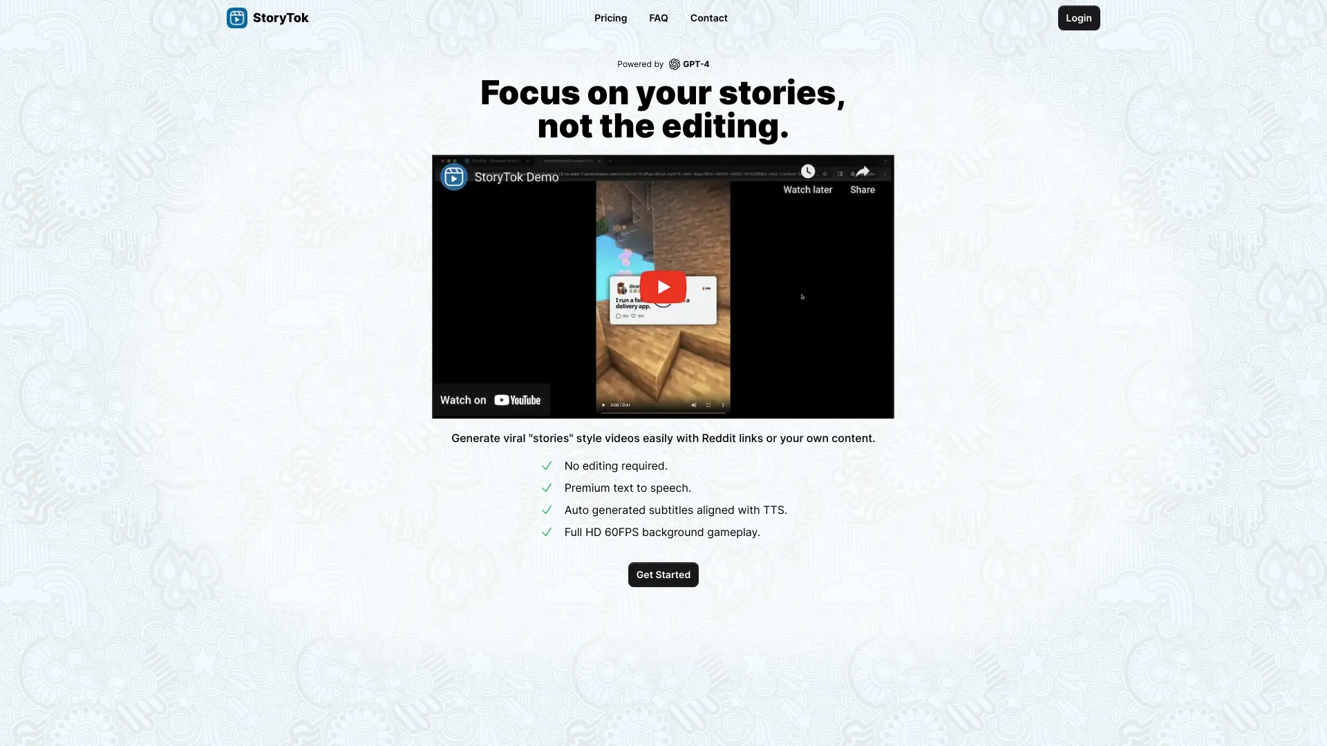 StoryTok screenshot