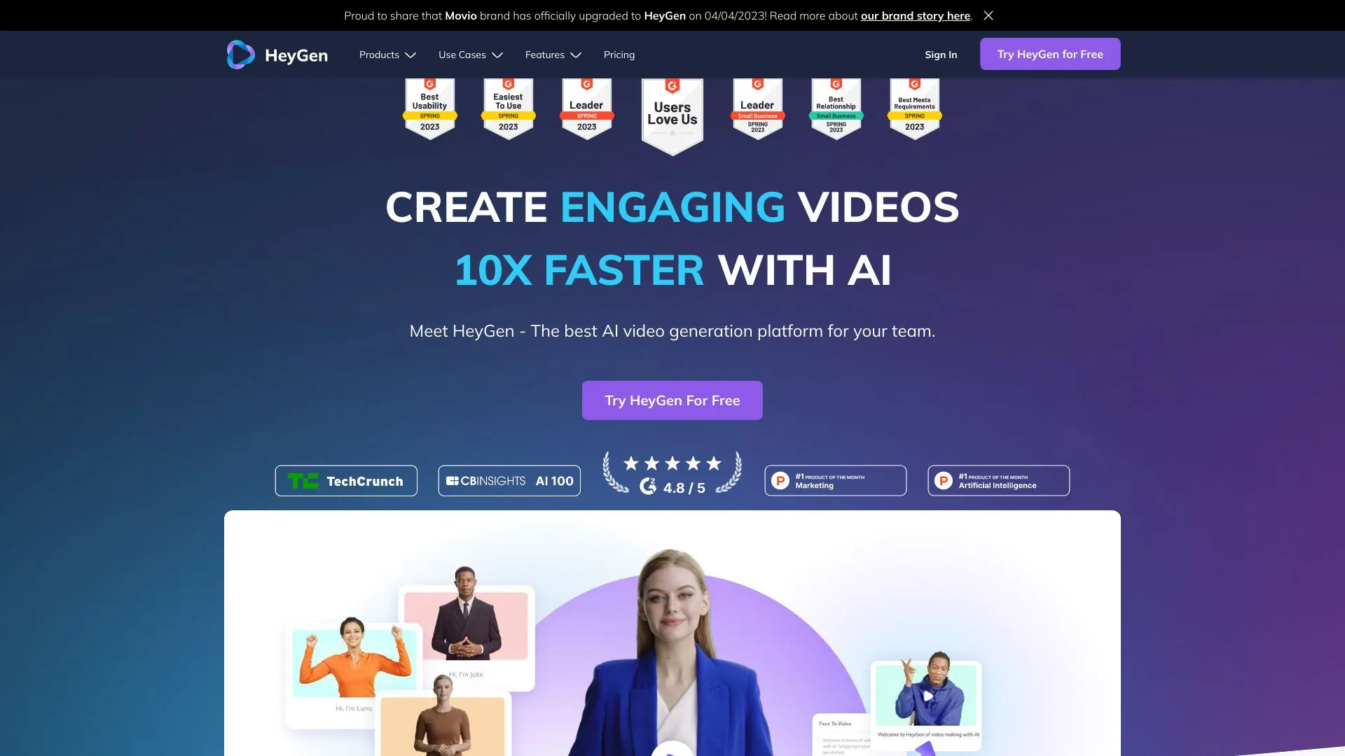 HeyGen screenshot