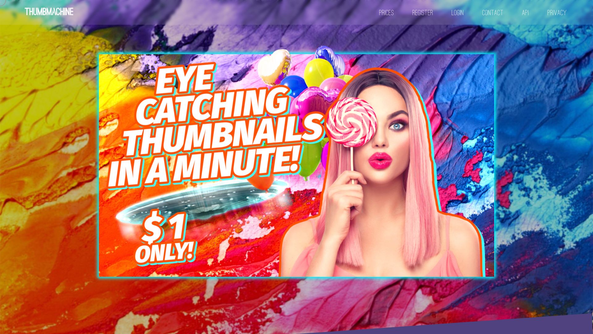 Thumbmachine - YouTube Thumbnail Maker screenshot