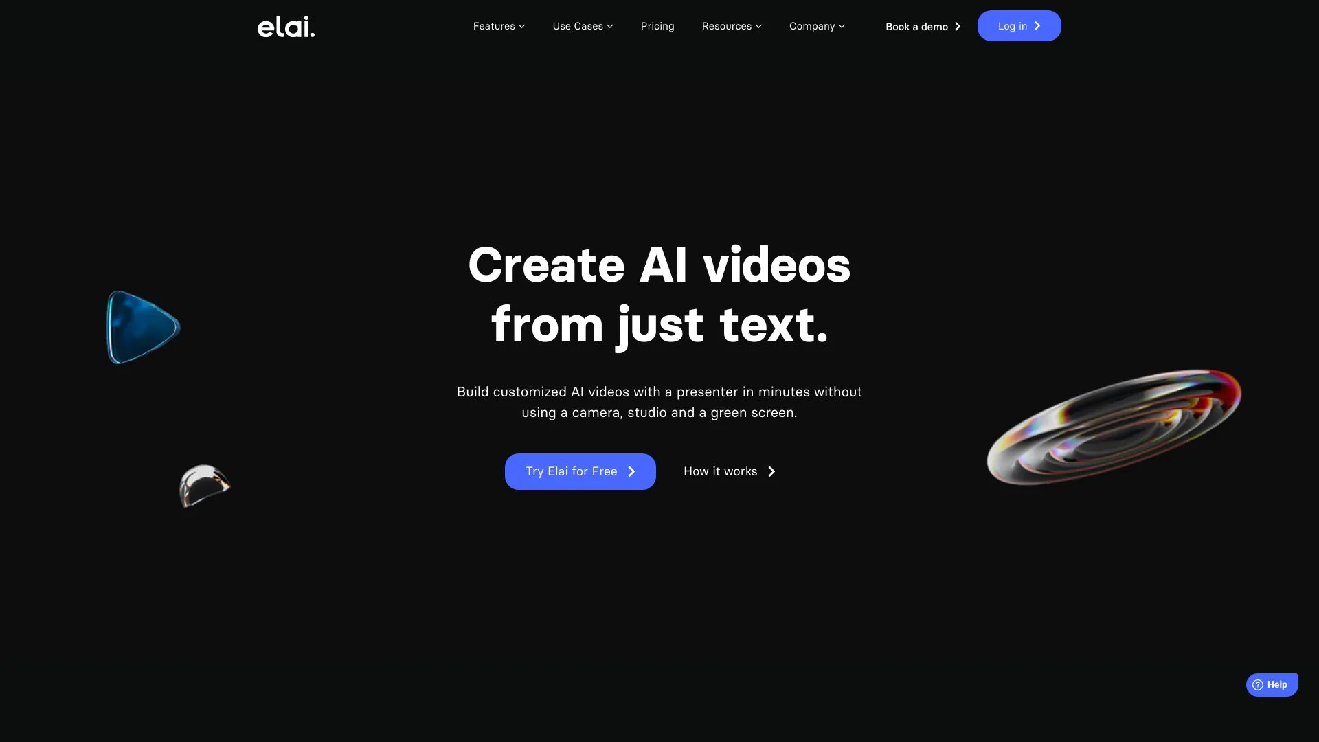 Elai.io - Automated AI Video Generation Platform screenshot