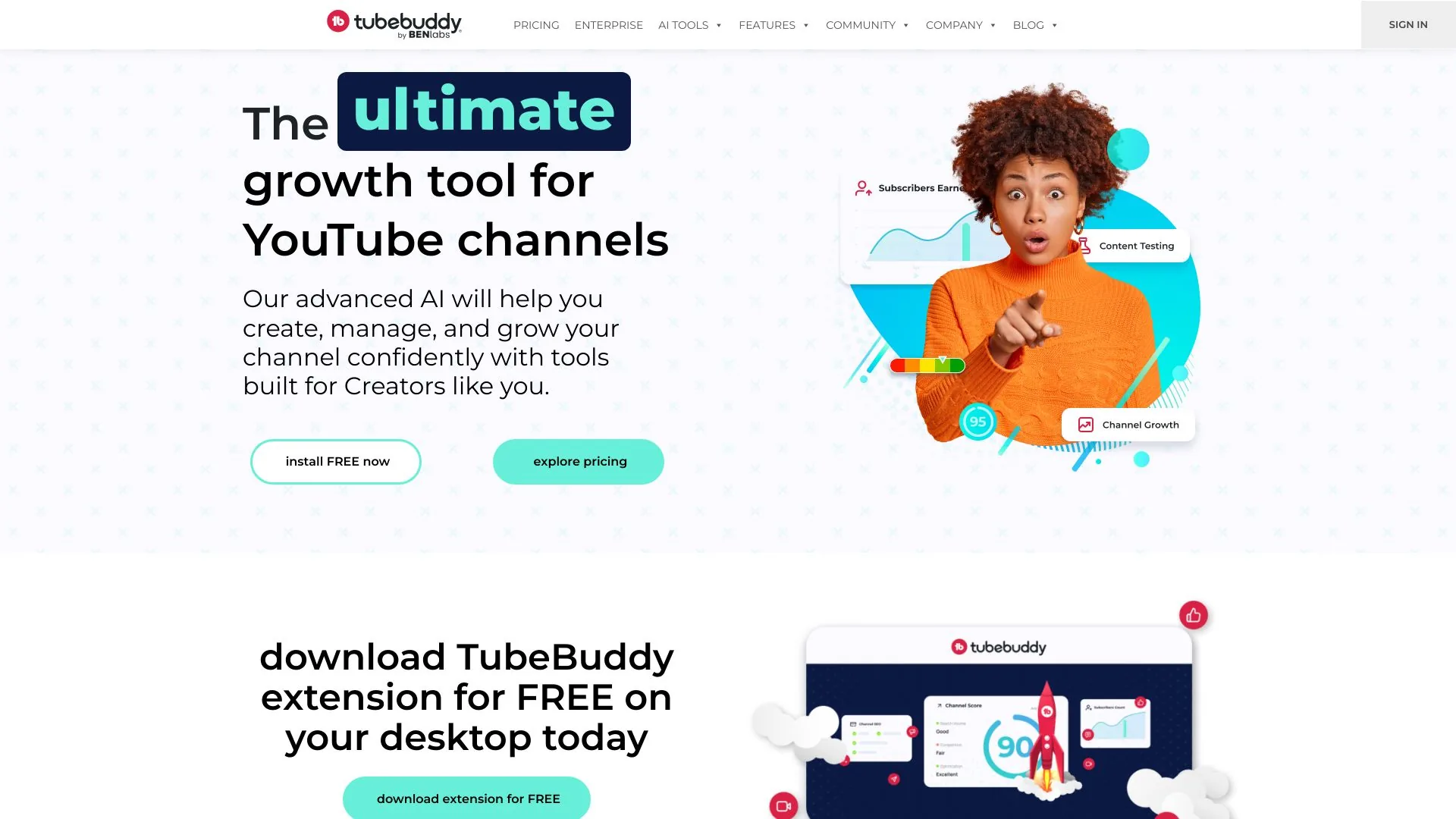 TubeBuddy screenshot