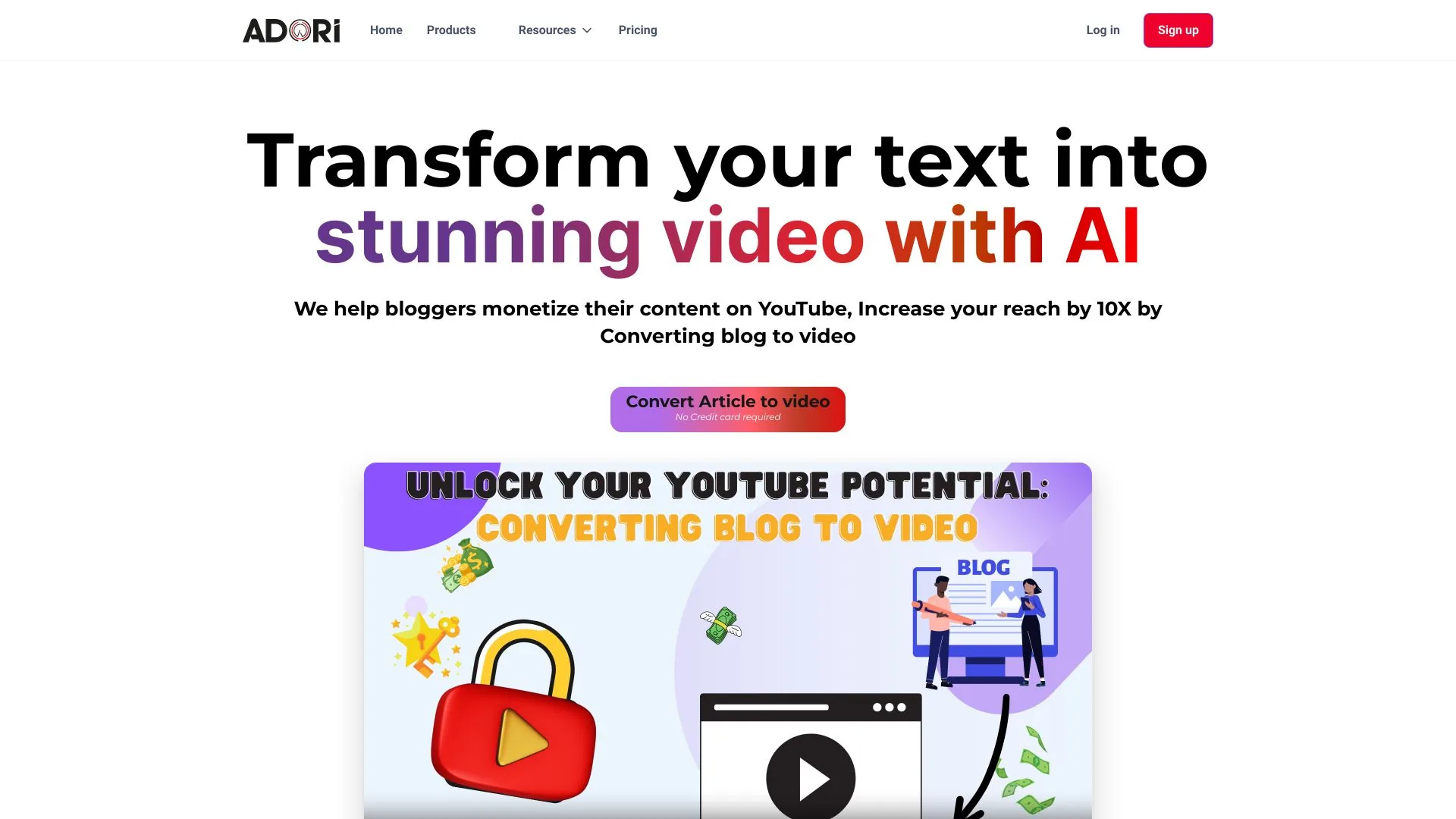Blog to Video screenshot