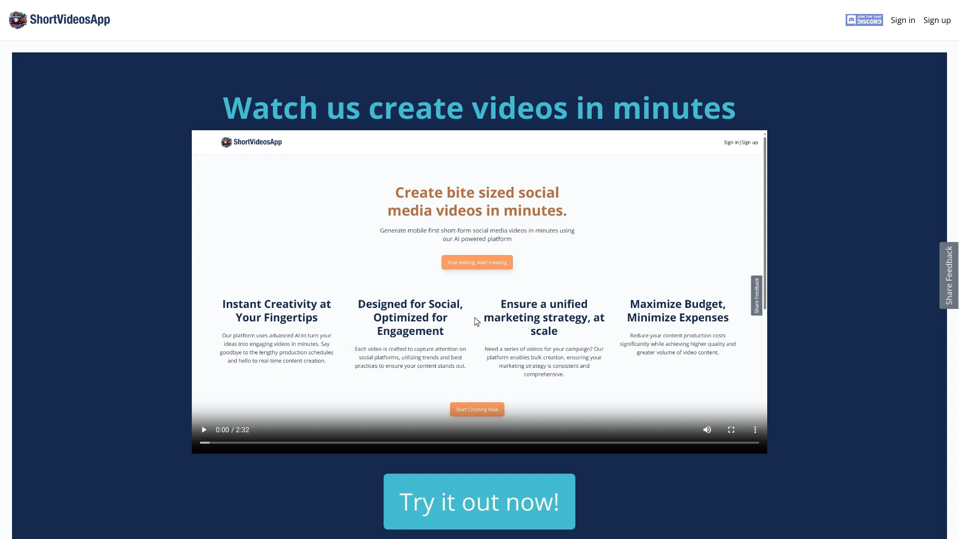 ShortVideosApp screenshot