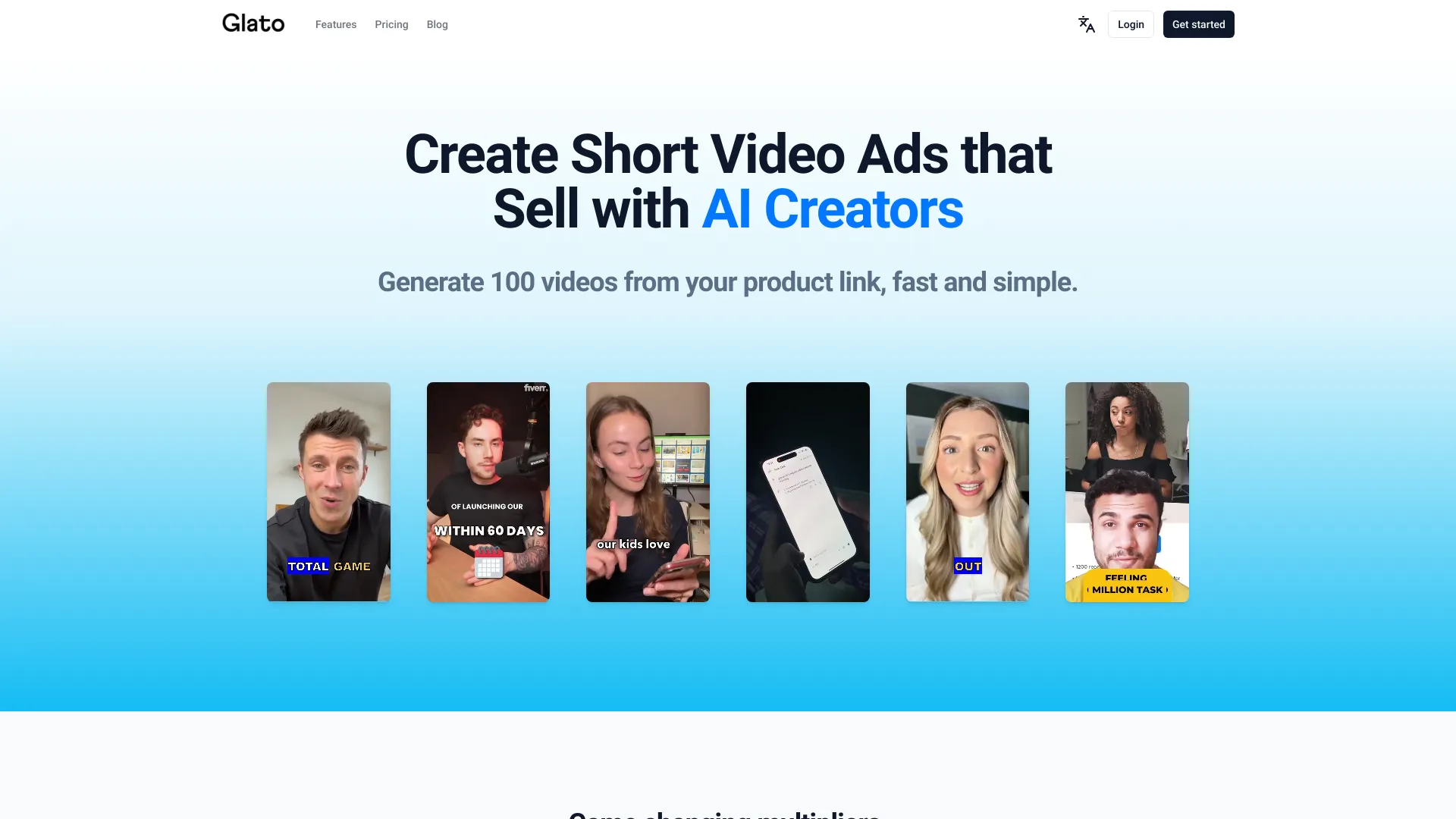 Glato AI screenshot