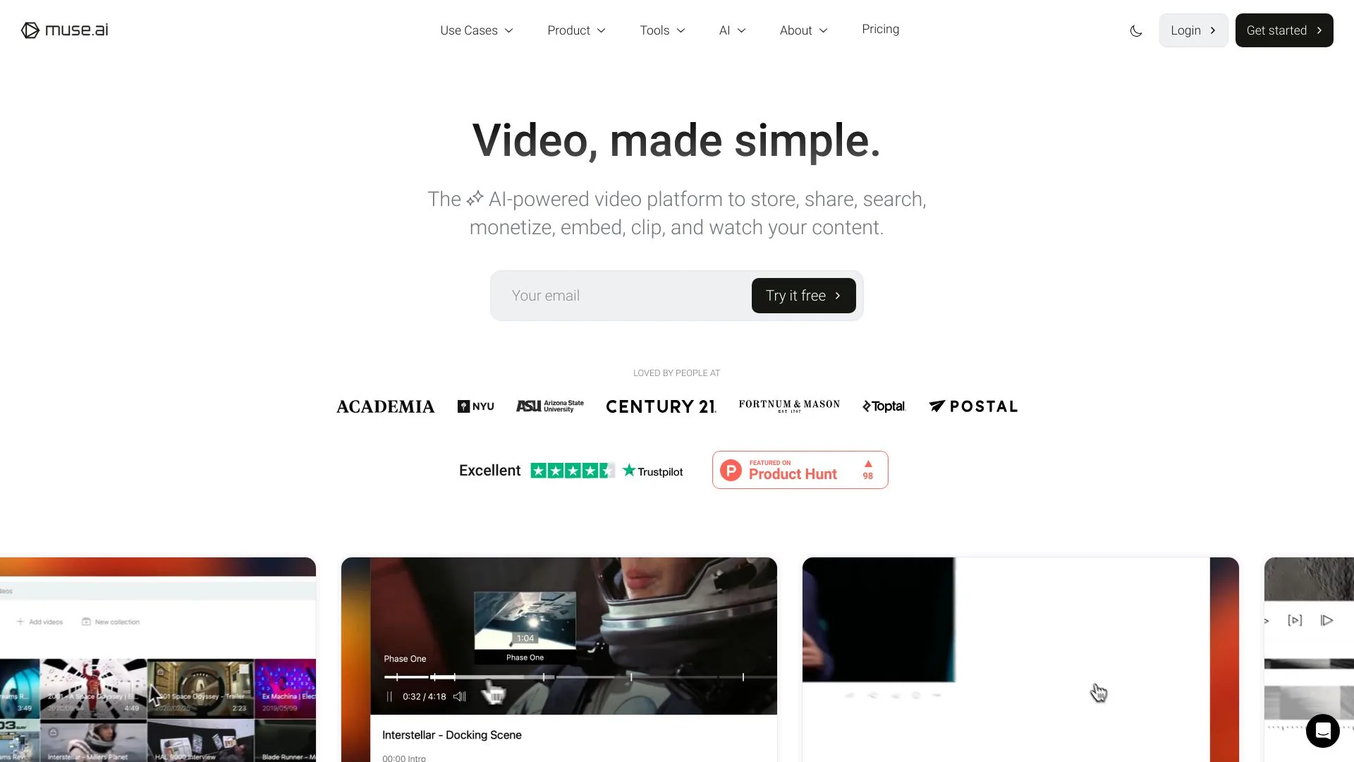 muse.ai screenshot