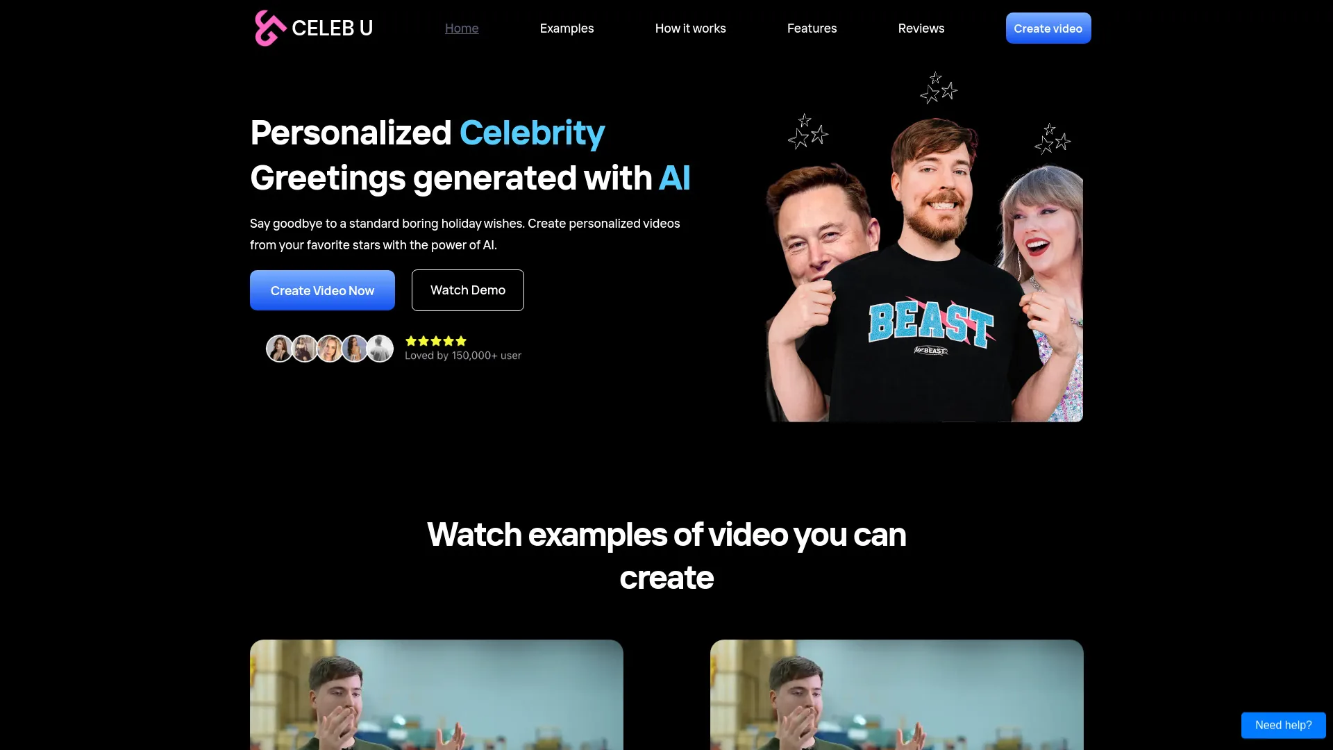 CelebU screenshot