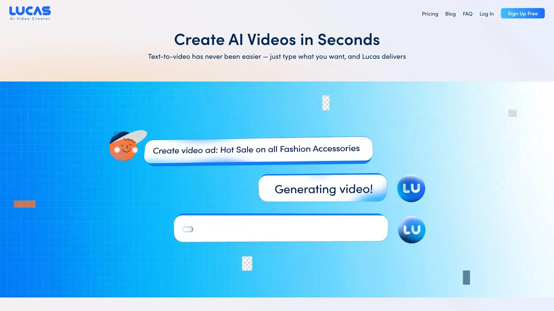 Lucas, AI Video Creator screenshot