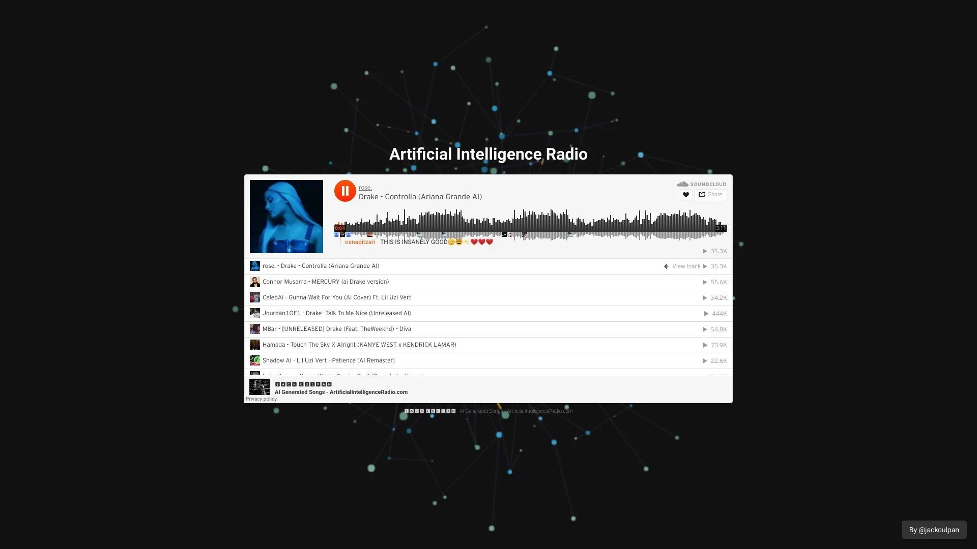 Artificial Intelligence Radio screenshot