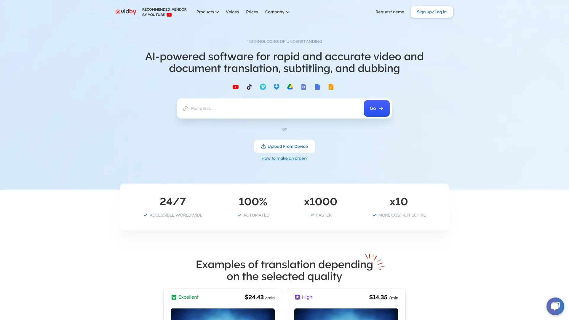 Vidby screenshot