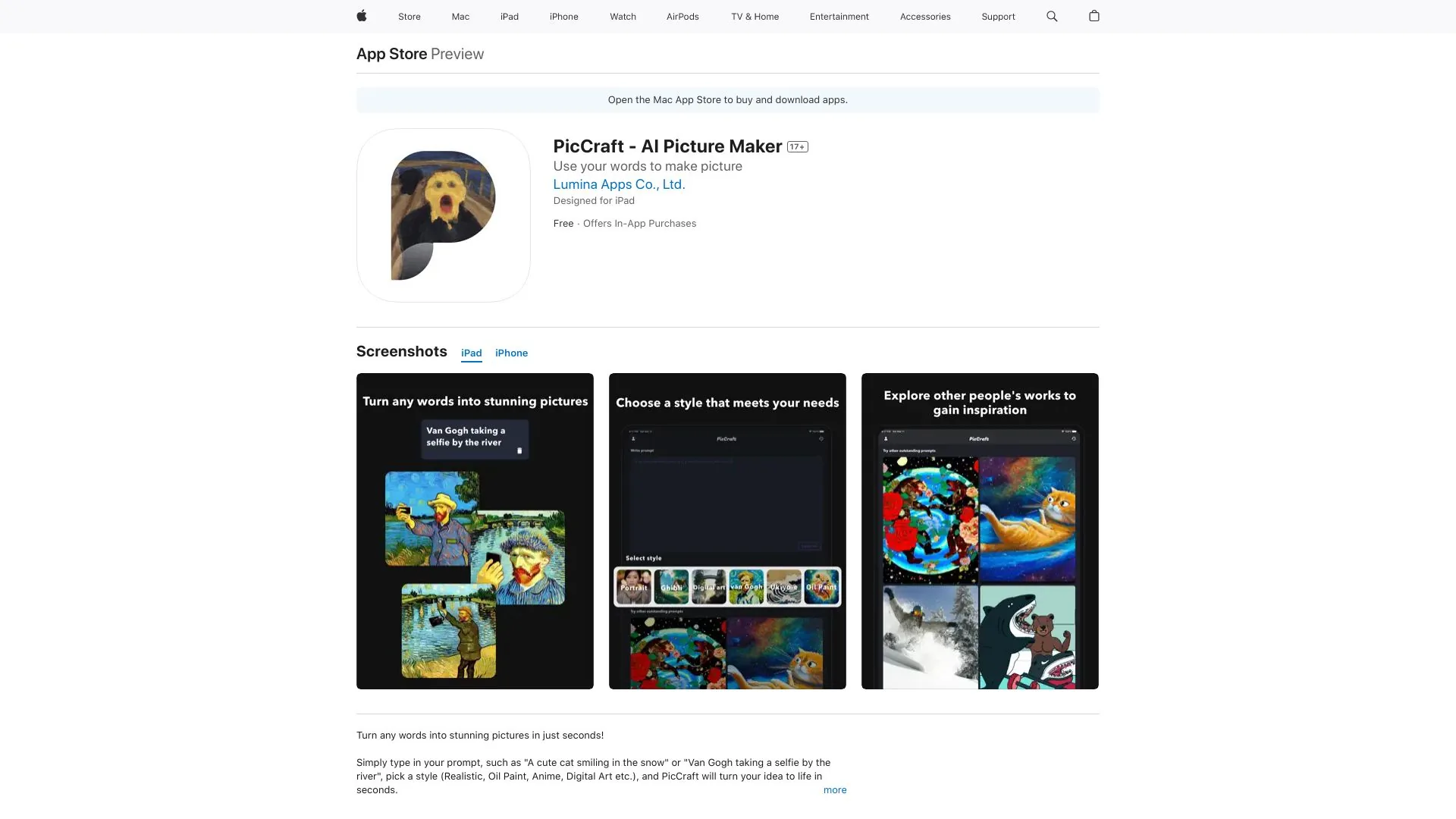 PicCraft screenshot