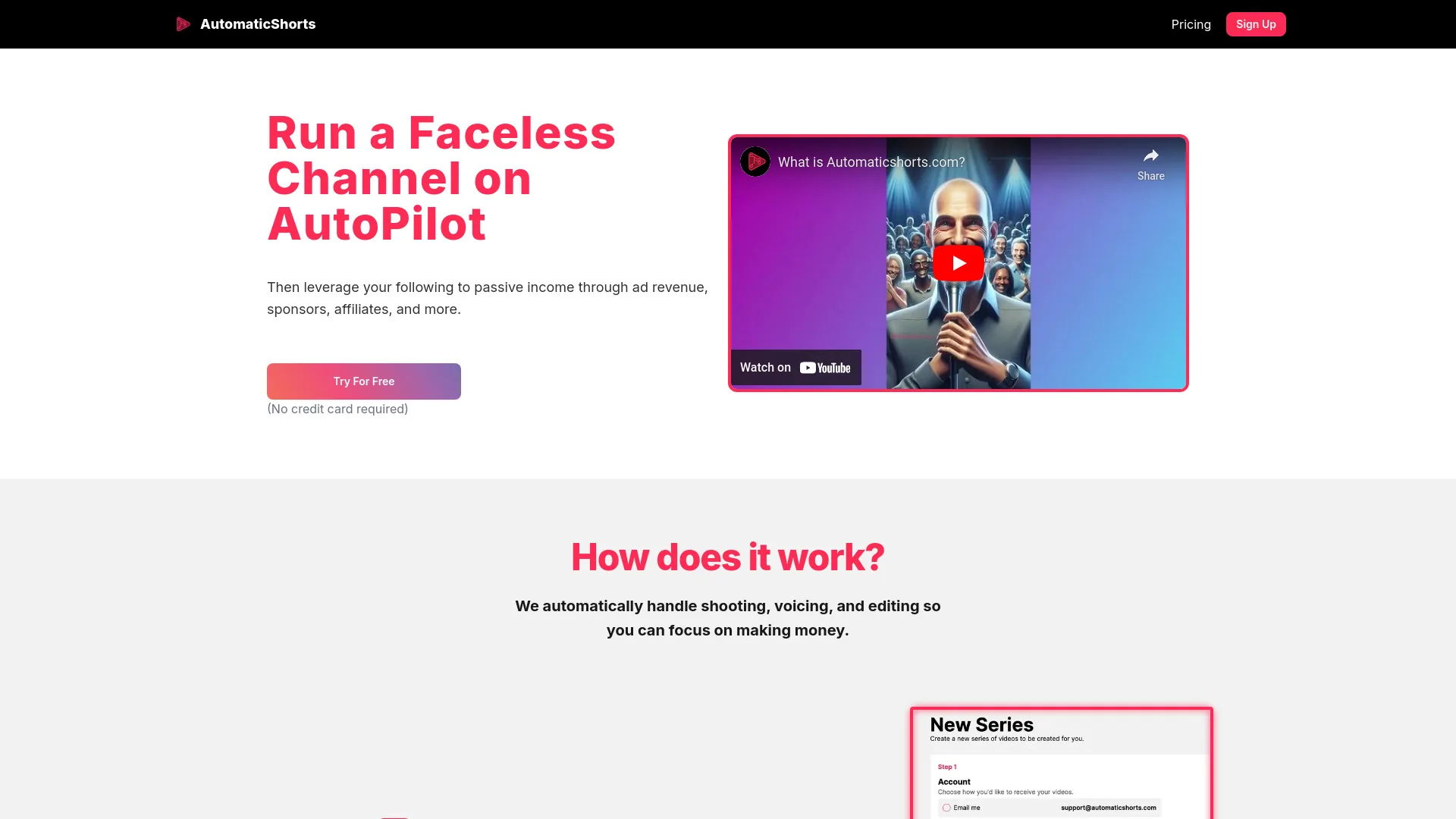 AutomaticShorts screenshot