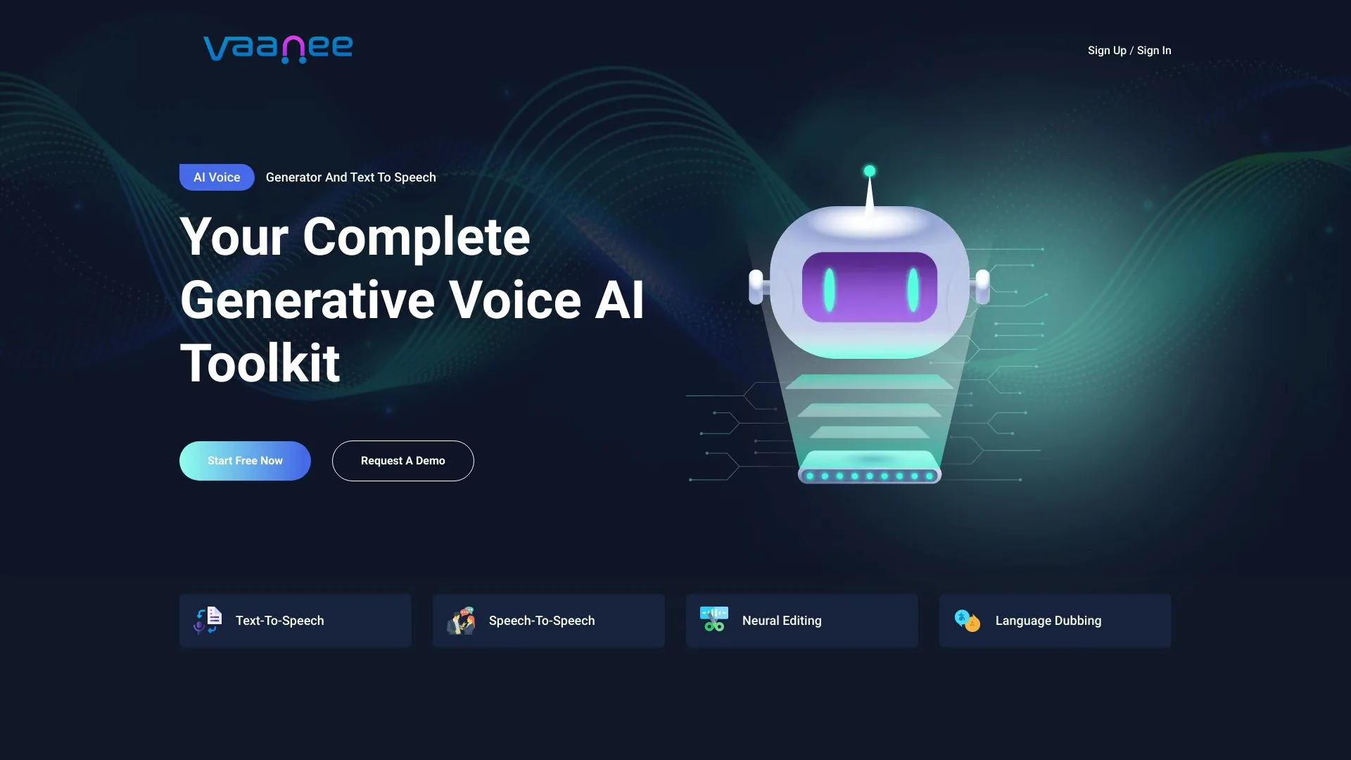 Vaanee AI screenshot