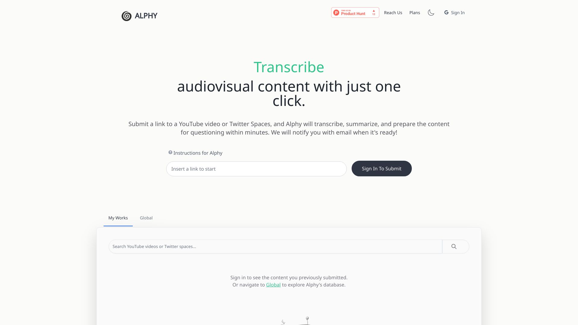 Alphy screenshot