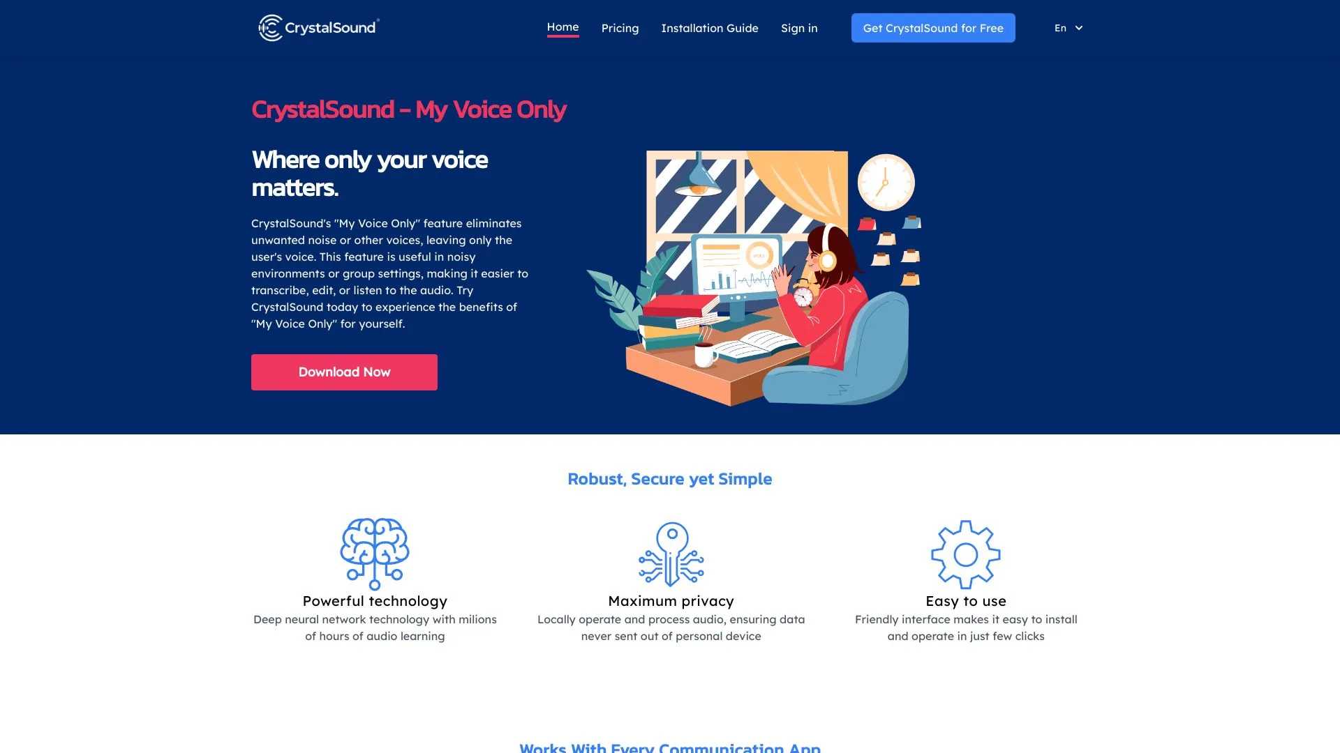 CrystalSound screenshot