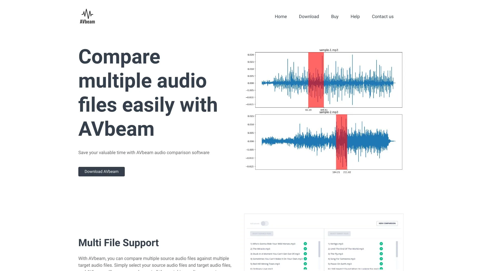 AVbeam screenshot