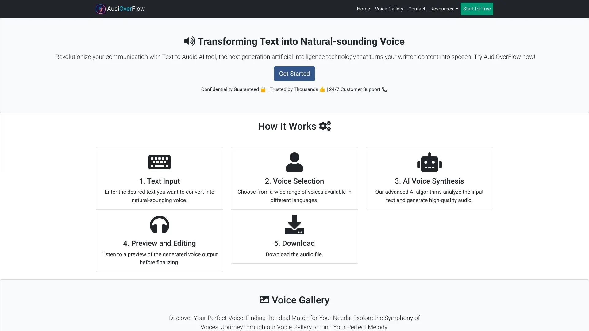 AudiOverFlow screenshot