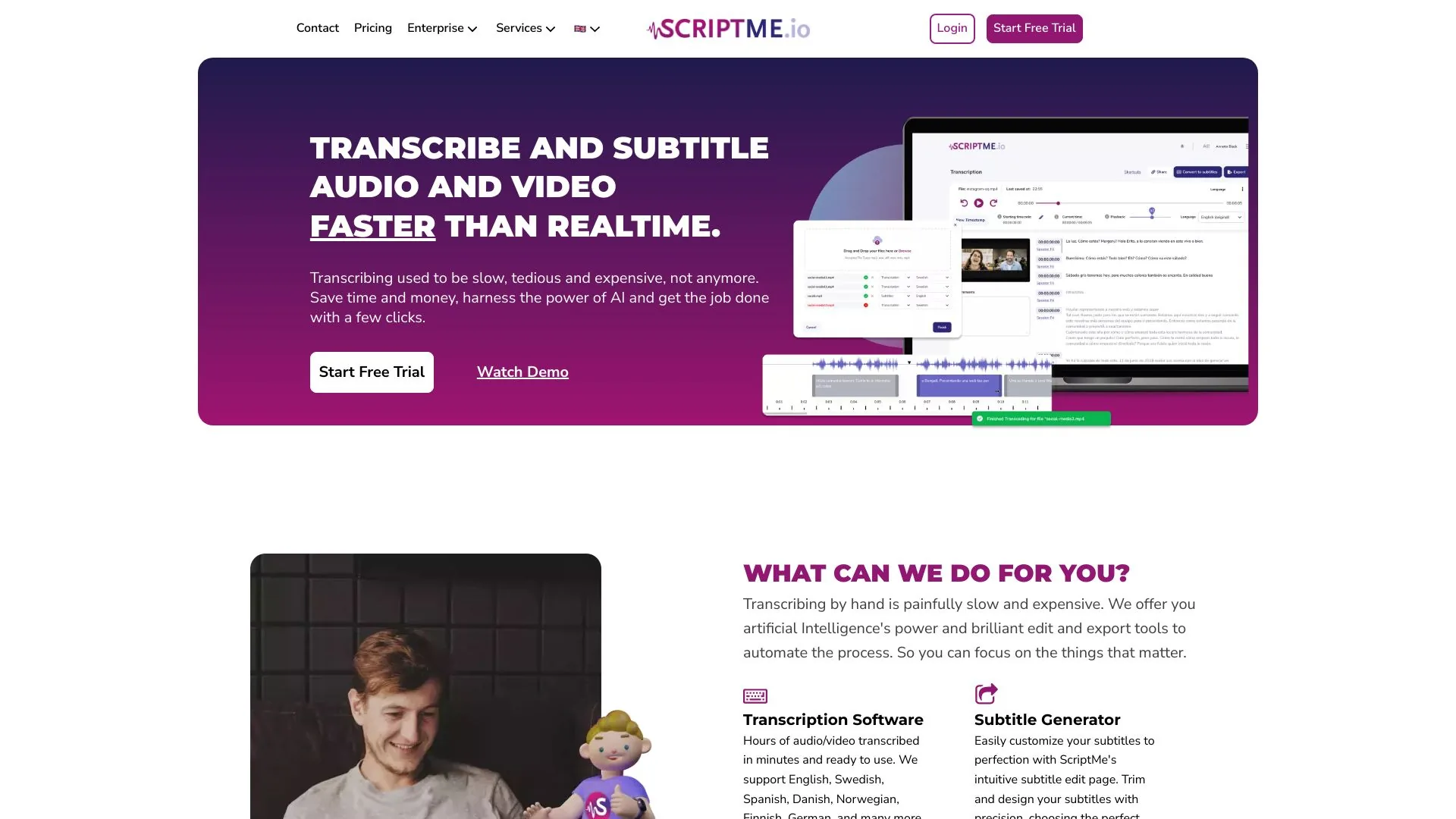 ScriptMe screenshot