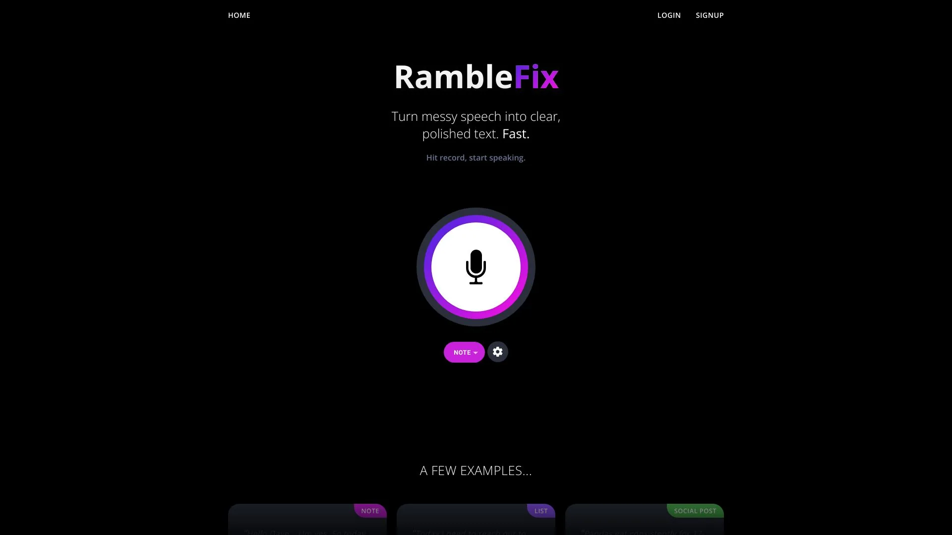 RambleFix screenshot