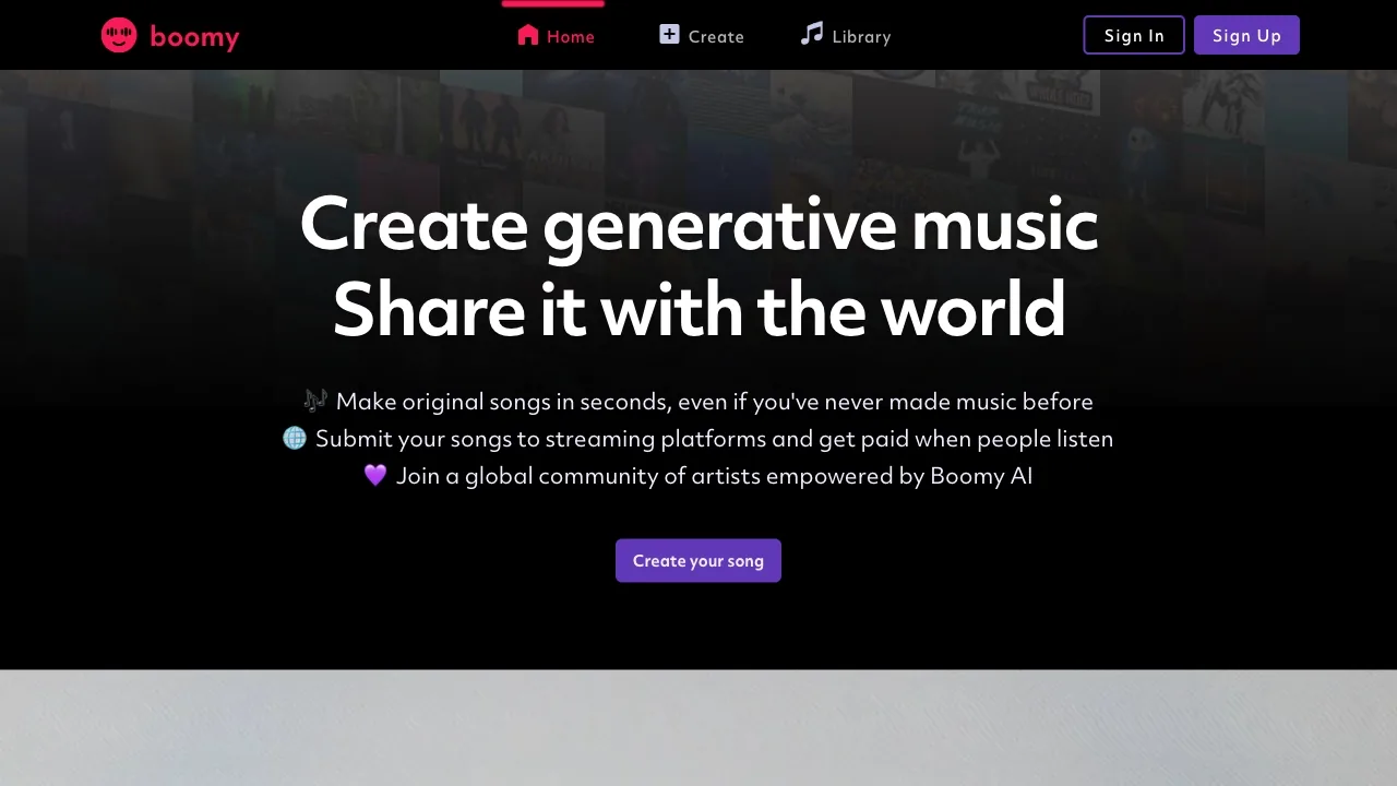 Boomy screenshot