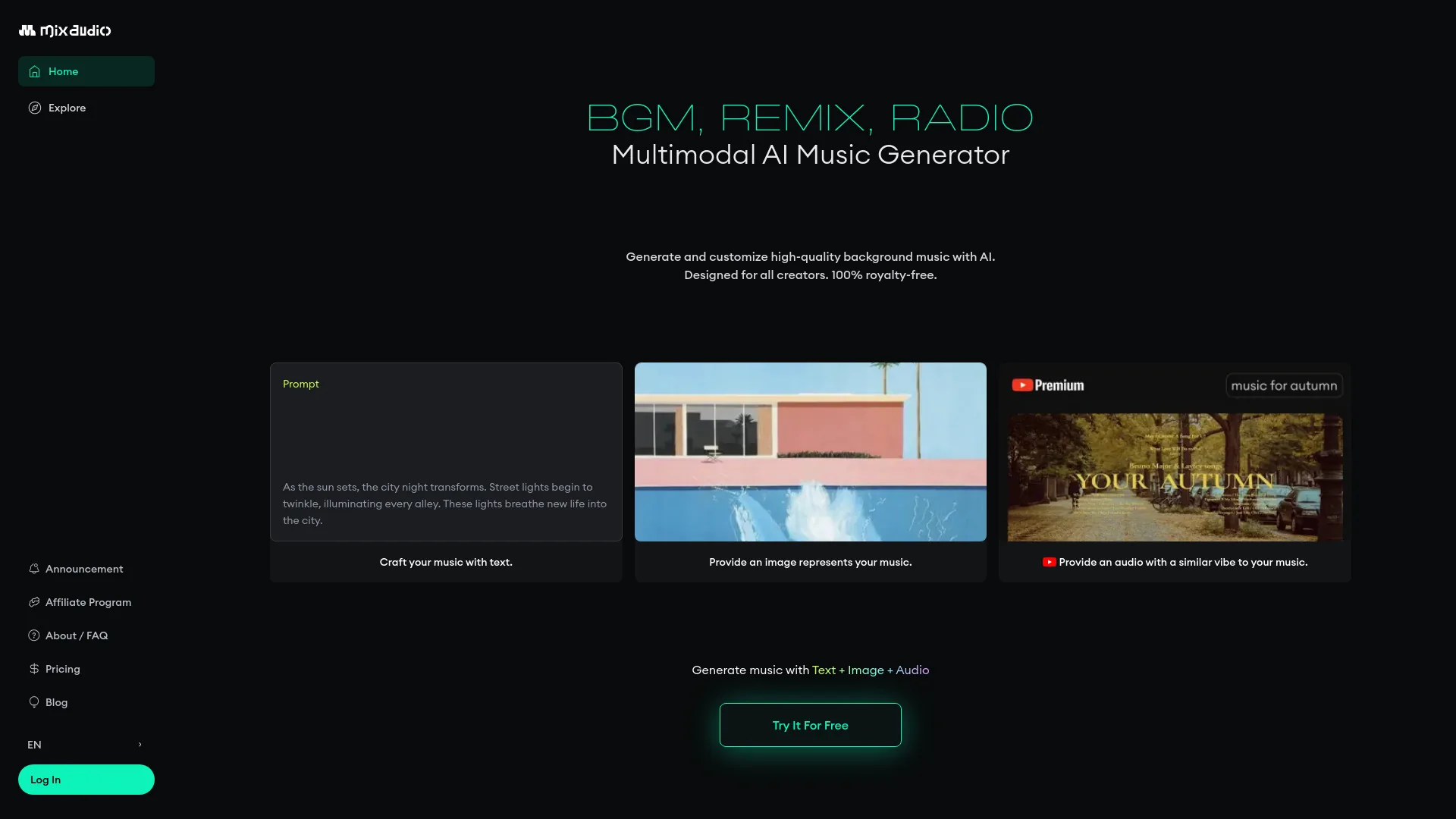 MixAudio screenshot