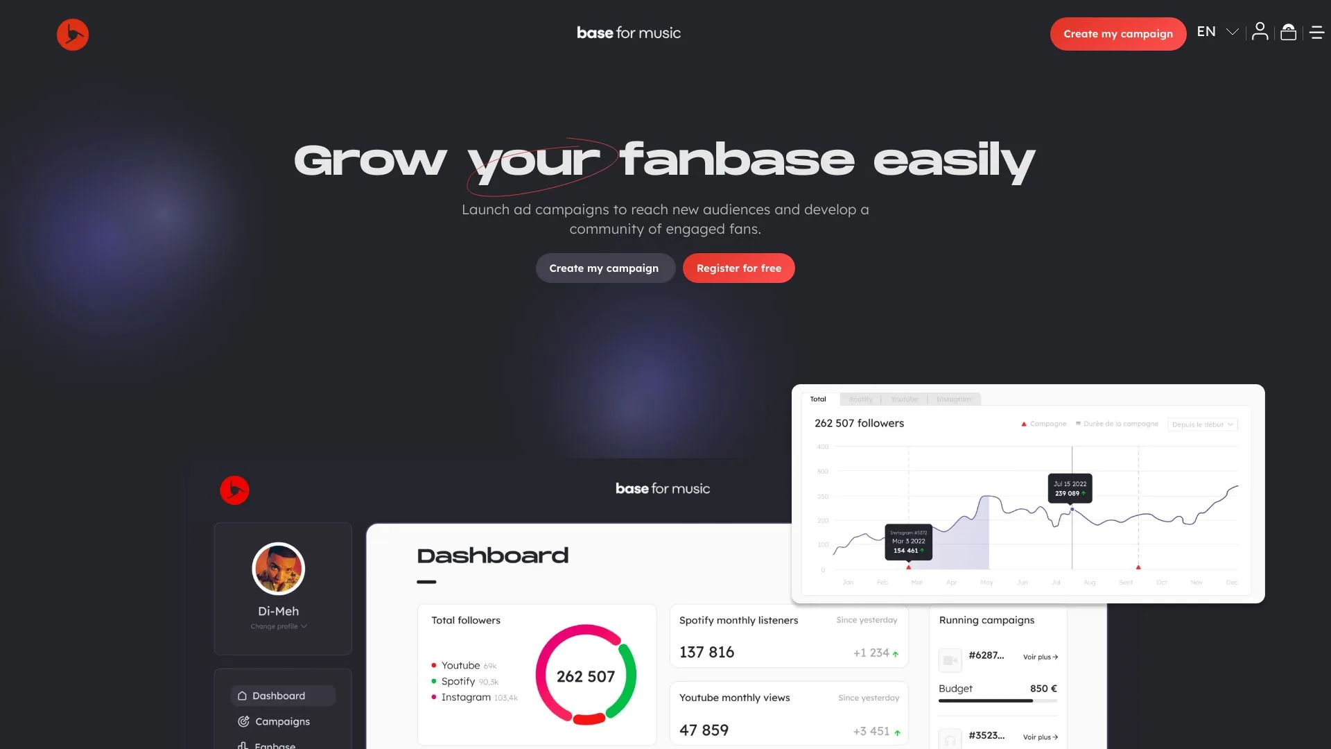 Base for Music screenshot