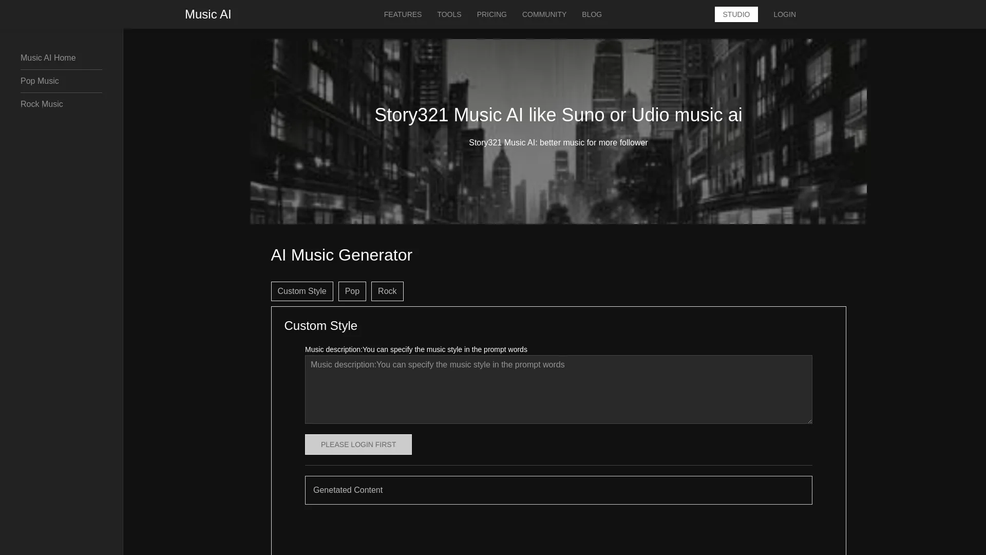Story321 Music AI screenshot