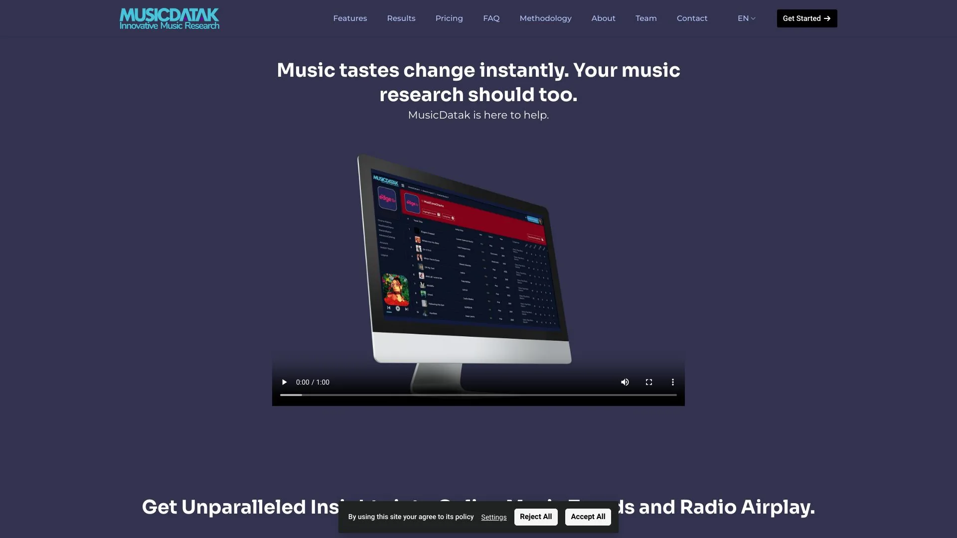 MusicDatak screenshot